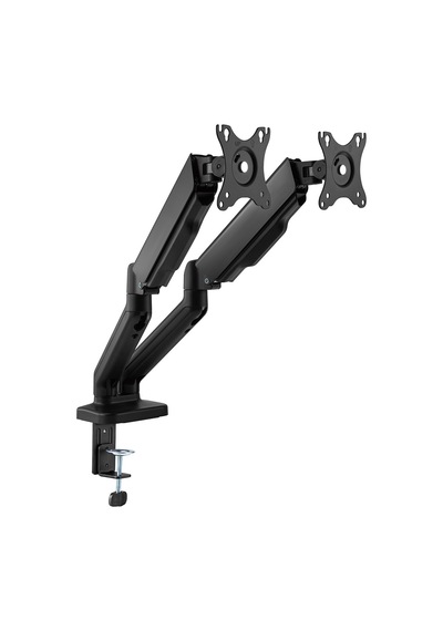 Çiftli Monitör Kolu 17-32 Inç Yaylı Dengeleyici 360 Döner Dual Monitor Stand 2x 9 Kg Kapasiteli
