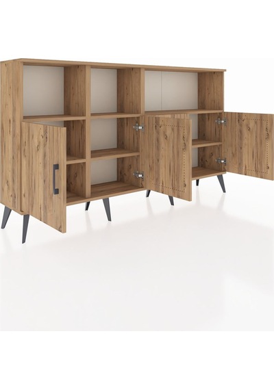 Arges Konsol 6 Raflı 4 Kapaklı 176x30x99 Çam-çam Atlas Çam - Atlas Çam Arges Konsol 6 Raflı 4 Kapaklı 176x30x99 Çam-çam Atlas Çam - Atlas Çam