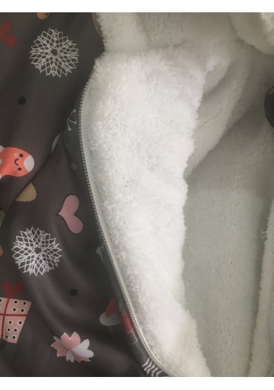 Baby & Baby Unisex Sevimli Noel Baba Ve Arkadaşları Temalı Pamuklu Kozmonot Bebek Tulum Çok Renkli