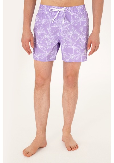 U.s. Polo Assn. Erkek Lila Deniz Şortu 50299781-vr034 Lila