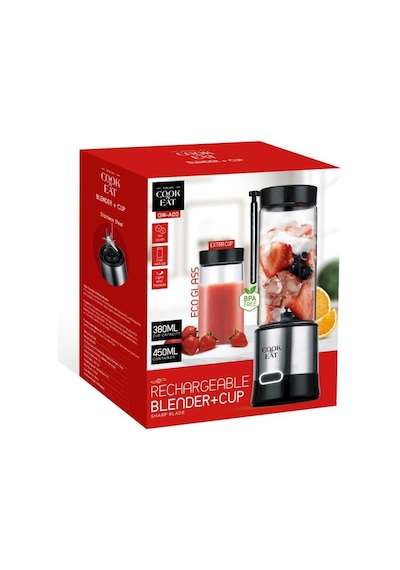 Cook Eat GN-A02 Taşınabilir Şarjlı Metal Kişişel Blender
