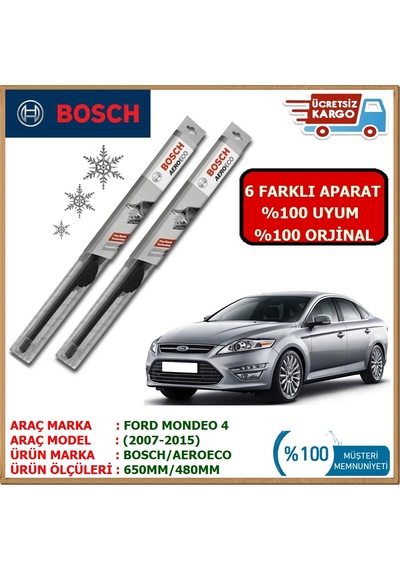 Ford Mondeo Ön Silecek Takımı (2007-2015)