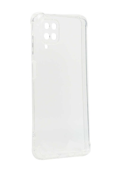 Mobilteam Galaxy Uyumlu A12 Kılıf Kamera Korumalı Nitro Anti Shock Silikon - Renksiz Renksiz