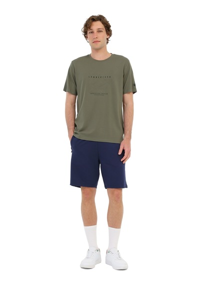 Lumberjack Ml 11crısfw25elg-1 5pr Haki Erkek Kısa Kol T-shirt