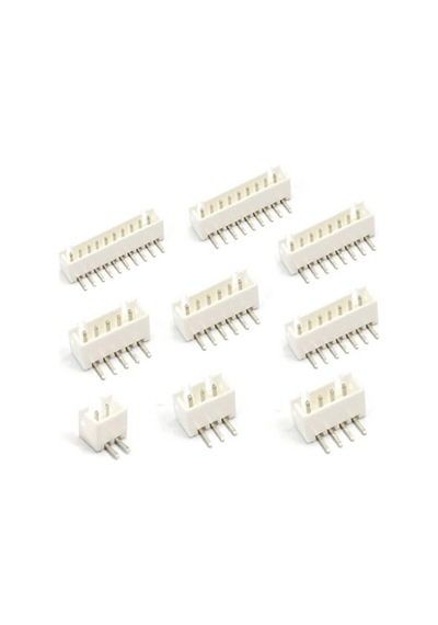 9 Pin Jst-xh 2.54 Tunik Konnektör Erkek Eğik 90