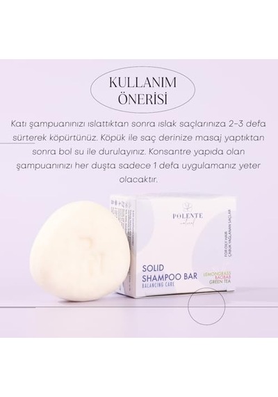 Dengeleyici Katı Şampuan/yağlı Saçlar 110 Gr