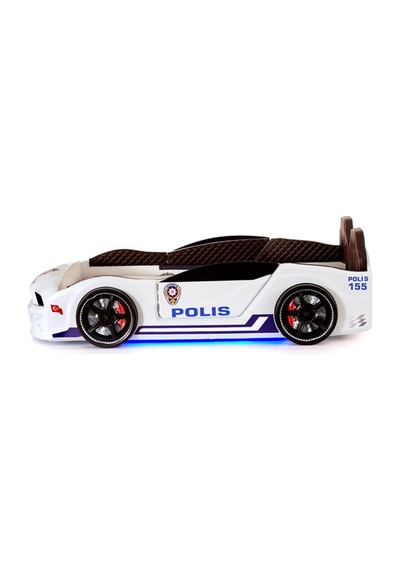Türk Polis Arabalı Yatak Kapıları Açılan Mustang Full Ledli Kumandalı Ve Müzikli + Ortopedik Yatak Türk Polis Arabalı Yatak Kapıları Açılan Mustang Full Ledli Kumandalı Ve Müzikli + Ortopedik Yatak