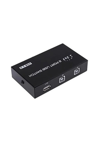 2 Port Usb Switch 2 Port Seçmeli Usb Switch 2 Port Manuel Usb Seçici 2 Pc 1 Yazıcı Seçmeli Switch
