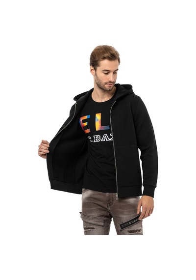 Cipo & Baxx Cl556 Erkek Basic Zip Sweatshirt 001