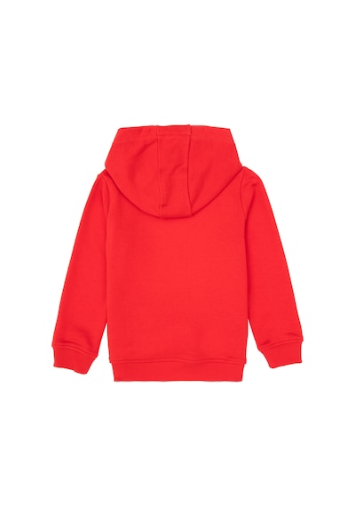 U.S. Polo Assn. Erkek Çocuk Kırmızı Basic Kapüşonlu Sweatshirt 50313980-VR030
