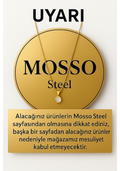 Xuping Külçe Model Altın Renk Çelik Kolye Altın