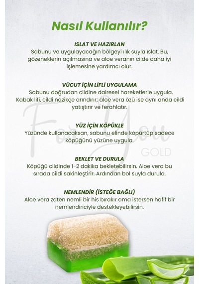 Kabak Lifli Aloe Vera Özlü El Yapımı Sabun Kabak Lifi - Lavanta