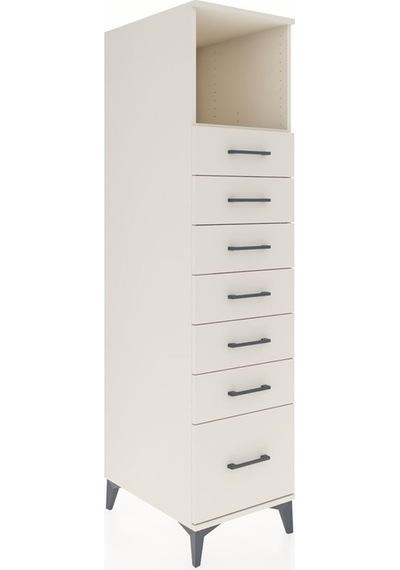 Kronos Dolap Tek Raflı 7 Çekmeceli 44x59x182 Aytaşı-aytaşı Aytaşı Kronos Dolap Tek Raflı 7 Çekmeceli 44x59x182 Aytaşı-aytaşı Aytaşı