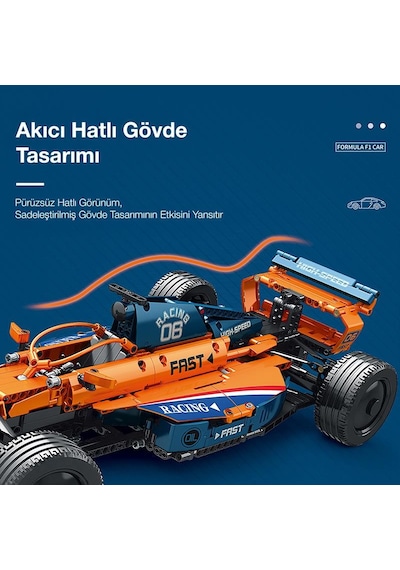 Reobrix Technic 11006-d Mclaren Formula F1 Araba Kumanda&motor Yaratıcı Yapı Blok Seti Building Blocks - 928 Parça