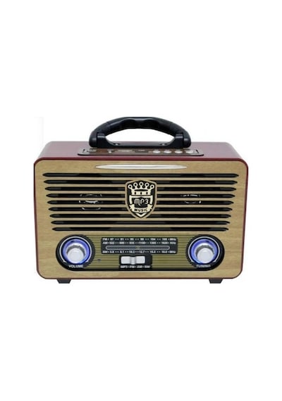 Meier M-115Bt Usb/Sd Bluetooth Şarjlı Nostaljik Radyo