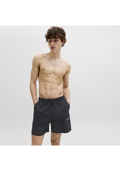 Jack & Jones Erkek Normal Kalip Deniz Sortu - Maui - 12291434 Siyah