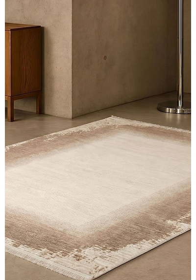 Sembol 2907 Bej Kahverengi Modern Renk Geçişli Halı