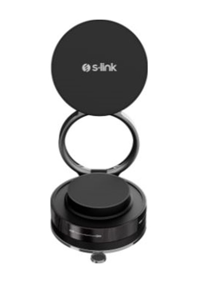 S-link Sl-at44 Magsafe Vakumlu Telefon Tutucu Siyah
