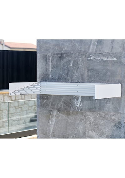 Design Kurutmalık Çamaşır Askısı Beyaz-100cm - Duvara Monte, Katlanabilir Çamaşırlık - Beyaz