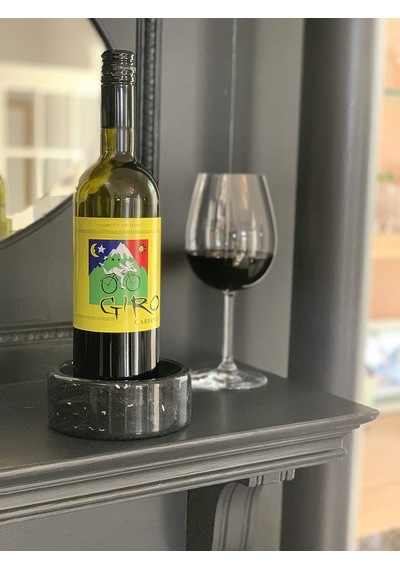 Black Marble Wine Stand, 5 X 5 X 2 İnç Çok Renkli