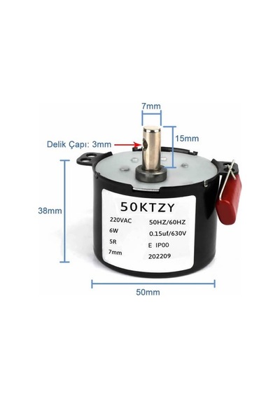 50ktyz 5rpm Ac Motor Kuluçka Viyol Çevirme 220v Metal Dişli Barbekü Reklam Panosu Sosis Gril Tavuk B