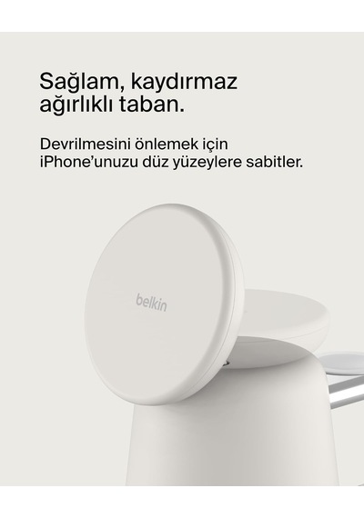 Belkin Boostcharge Pro 2'si 1 Arada Kablosuz Şarj İstasyonu Diğer