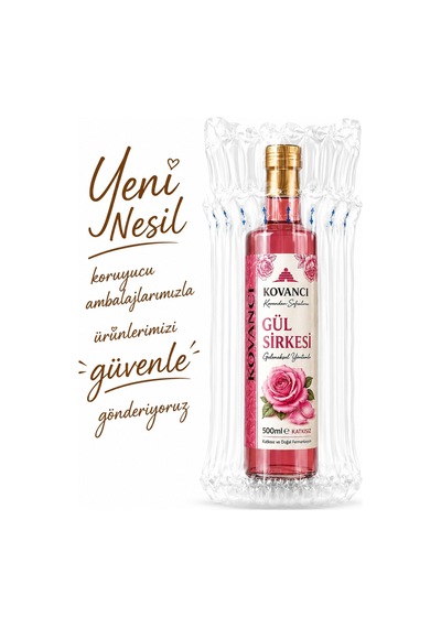 Gül Sirkesi 500 Ml -%100 Doğal Fermente,katkısız