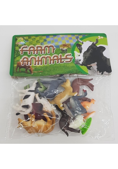Farm Animals Çiftlik Hayvanları Seti 12 Parça-domuz