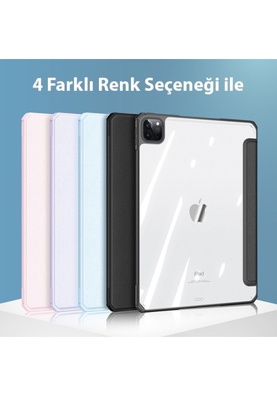 Dux Ducis Apple Uyumlu iPad  Pro 12.9 2022/2021/2020/2018 Kapaklı Kılıf