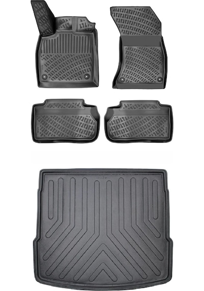 Dacia Lodgy 2012 Sonrası 3d Araca Özel Paspas Ve Bagaj Havuzu Set
