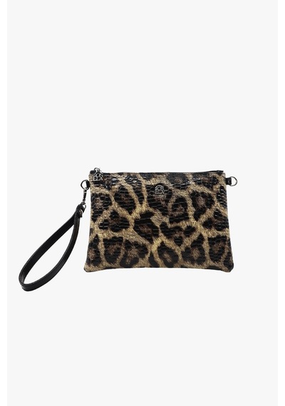Sosela 67-6019 Kadın Leopar Portföy Çanta Leopar