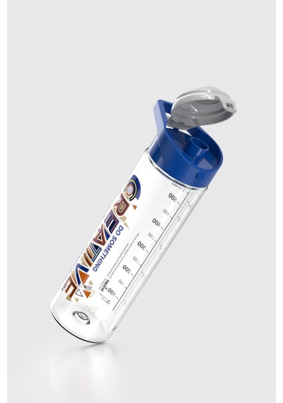 Renga Juno Creative Desen 630 Ml Tritan Matara 912088 Mavi-gri MAvi
