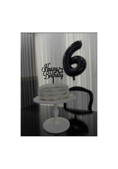Pasta Sunum Tabağı Servis Standı Ahşap Doğum Günü Pasta Cupcake Standı Beyaz