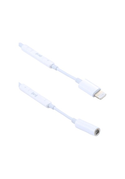 Ally Mh020 Apple iPhone Uyumlu 14-13-12-11 Lighting 3.5mm Kulaklık Jakı Adaptörü- 5775 Beyaz