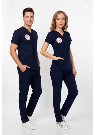 Unisex Lacivert Hemşire Scrubs Üniforma Takım Patriot Blue Sağlık Bakanlığı Yeni Yönetmeliğe Uygun Lacivert Unisex Lacivert Hemşire Scrubs Üniforma Takım Patriot Blue Sağlık Bakanlığı Yeni Yönetmeliğe Uygun Lacivert