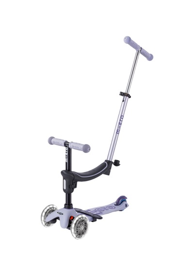 Micro Mini 6 İn 1 Deluxe Rock And Go Led Scooter Lavender Mist Mor