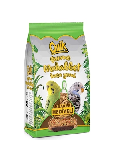 Gurme Kraker Hediyeli Muhabbet Kuşu Yemi 500 Gr