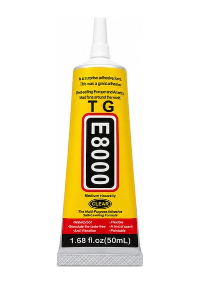 E-8000 50 Ml Çok Amaçlı Şeffaf Dokunmatik Yapıştırıcı Cep Telefon Lcd Ekran Kapak Plastik Yapıştırıcı 1