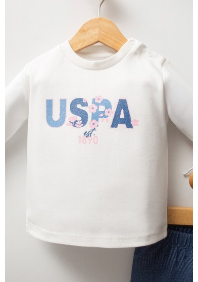 U.S. Polo Assn. Kız Bebek Mavi Takım Mavi