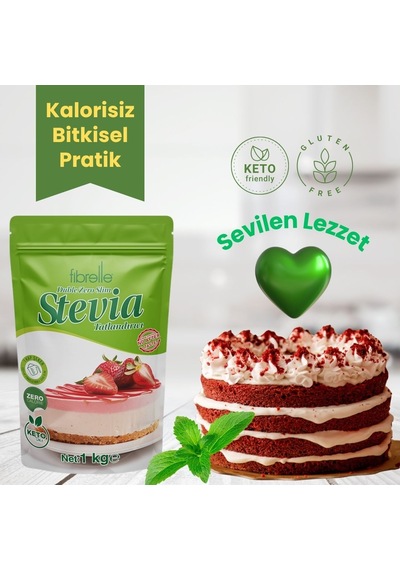 Fibrelle Double Zero Slim Stevialı Tatlandırıcı 1kg