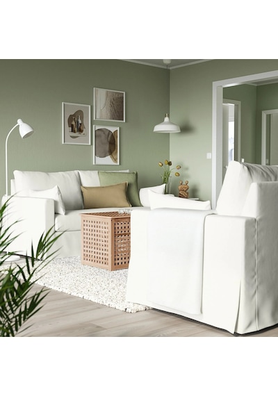 Ikea Beyaz Ferah Kanepe - 2'li Kanepe