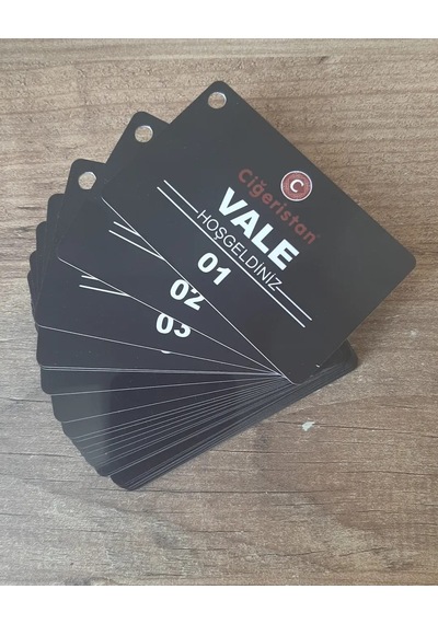 Vale Kartı 25 x 2 Sıra Numaralı 50 Adet