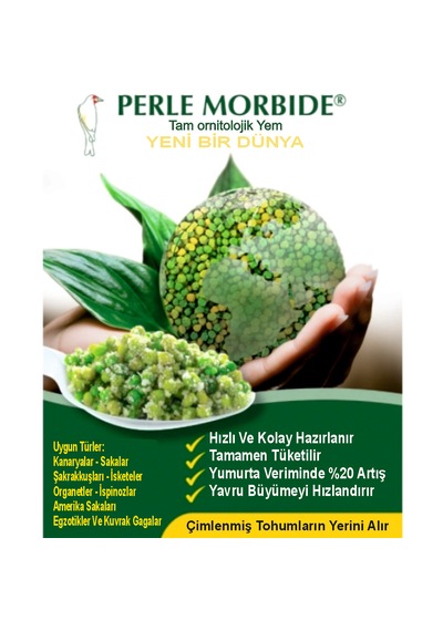 Ornitalia Perle Morbide Kuş Maması Nemlendiricisi 250gr