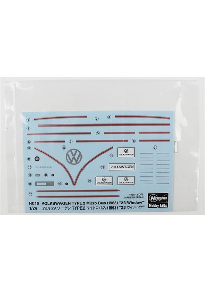 Hasegawa Ch48 51048 1/24 Ölçek, Volkswagen Type2 Micro Bus 1963 Komple İç Detaylı , Otomobil Plastik Model Kiti