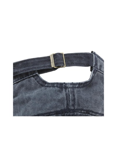 Valkyrie Unisex Gri Yıkamalı Eskitme Şapka Ayarlanabilir Castro Kep Günlük Spor Şapka
