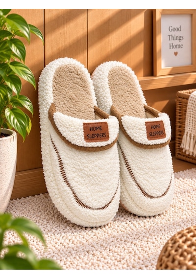 Modafrato Home Sleep Model Tokalı Havlu Kadın Ev Terliği - Sıcak Tutan Pofuduk Terlik Ses Yapmaz Taban Beyaz Modafrato Home Sleep Model Tokalı Havlu Kadın Ev Terliği - Sıcak Tutan Pofuduk Terlik Ses Yapmaz Taban Beyaz