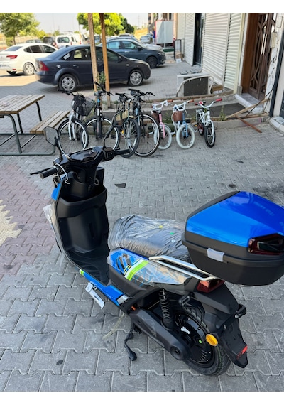 Mobilette Tiger 12000 2024 Elektirikli Motosiklet Mavi