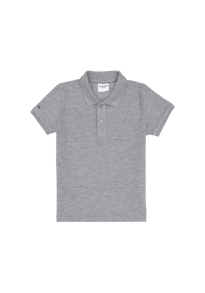 U.s. Polo Assn. Erkek Çocuk Gri Melanj Tişört Basic 50306495-vr086 Gri Melanj