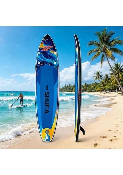 Shufa Şişme Sup Board/ Stand Up Paddle Board 320 81 15cm Full Set Mavi
