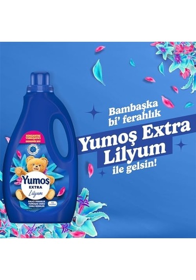 Extra Konsantre Çamaşır Yumuşatıcısı Lilyum 2520 Ml 0.75 LT - 2.5 LT - 12 KG